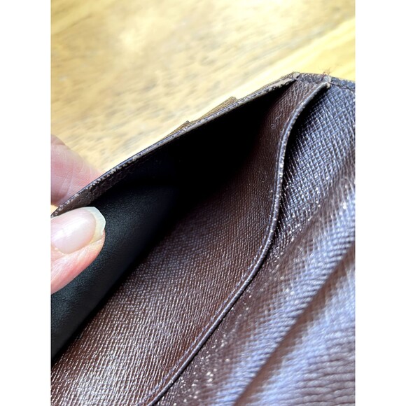 Authentic Louis Vuitton Damier Ebene Bifold Snap Wallet Porte Monnaie Bi… - Picture 11 of 16